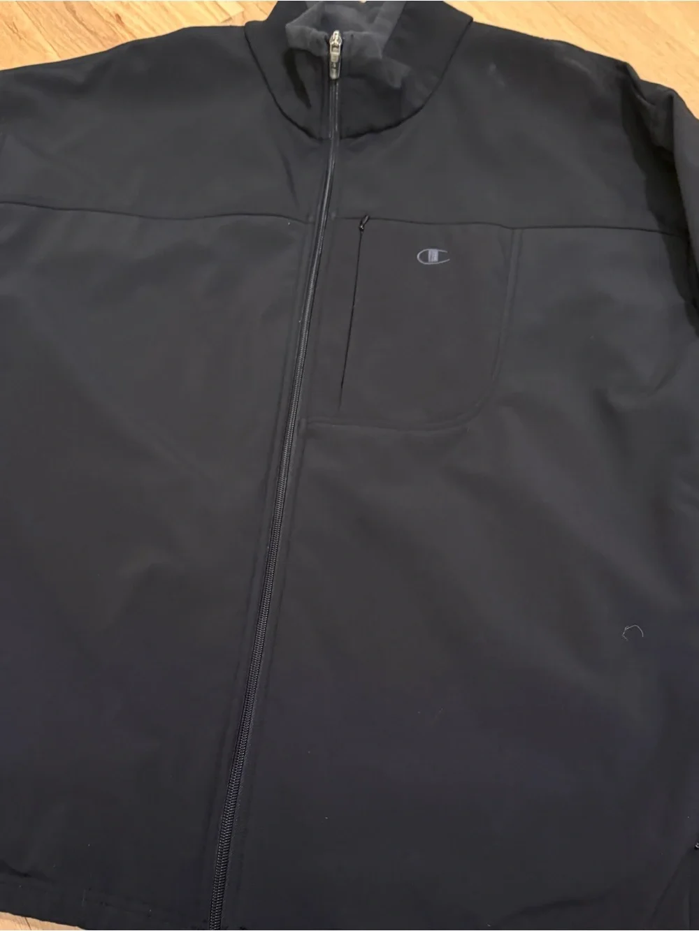 Champion Black Lightweight Full-Zip Shirt Jacket